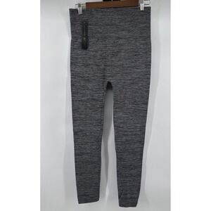 Mopas Activewear TX303 Womens High Waisted Seamless  Leggings Charcoal L/XL